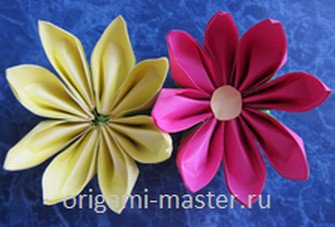  Модульное оригами цветок