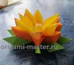  Модульное оригами лотос