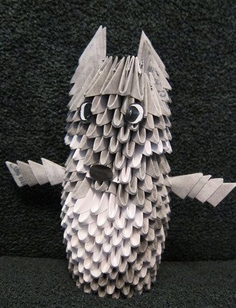 Модульное оригами Волк