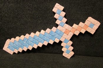 Оригами меч